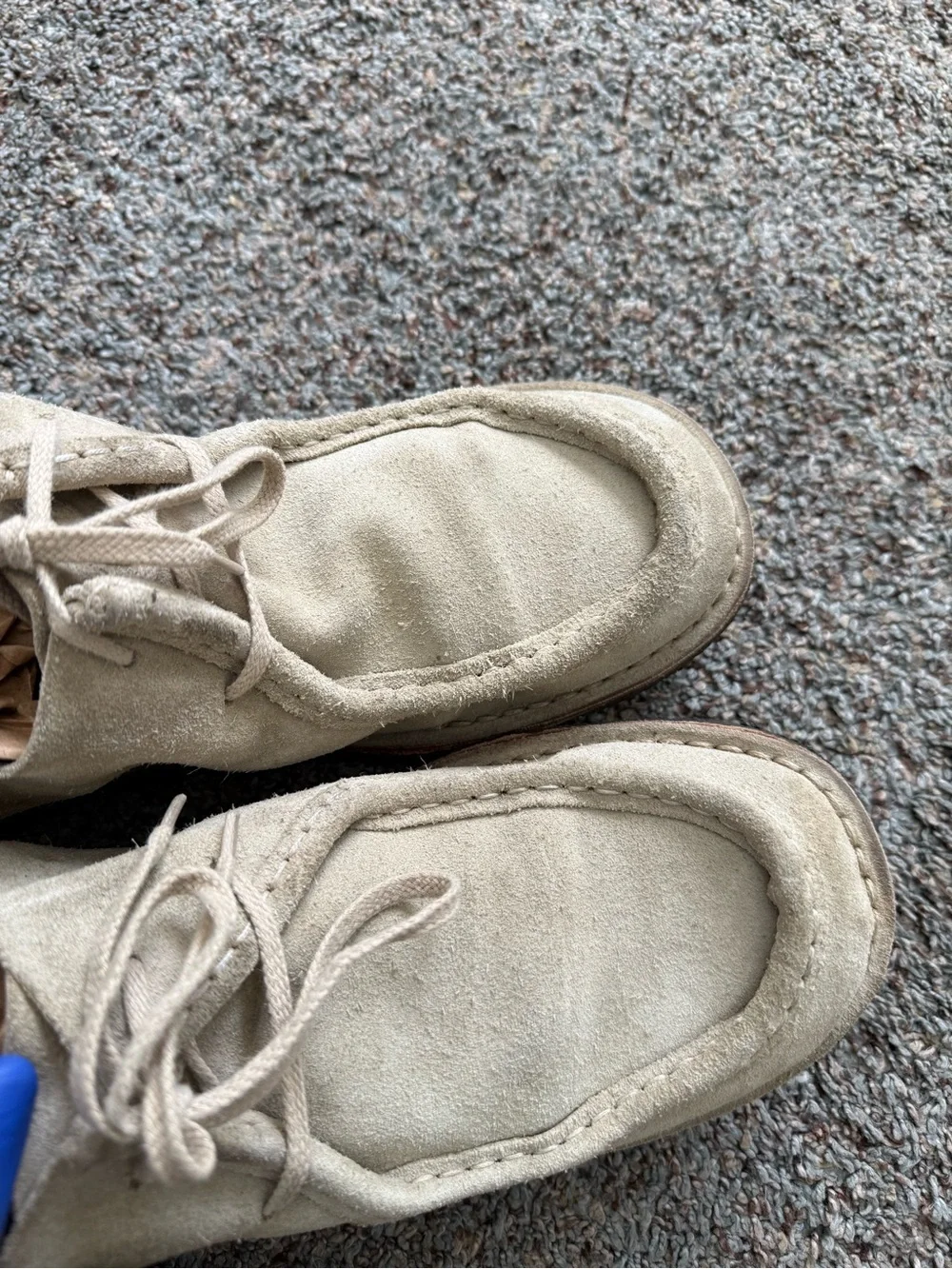 Astorflex BEENFLEX Stone Beige Suede Derbies 9